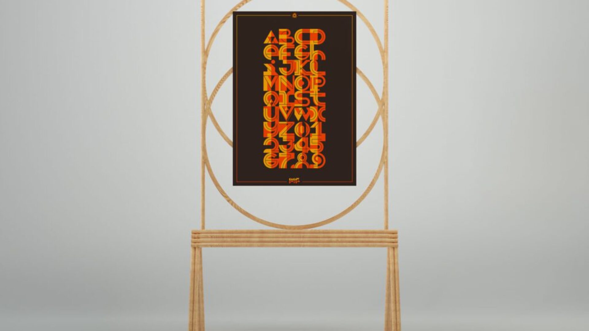 Studio-Scene-Wood-Tripod-Poster-Mockup